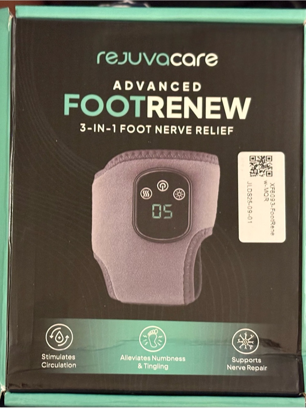 New Rejuvacare Advanced Foot Renew 3 in 1 Foot Nerve Relief Massager